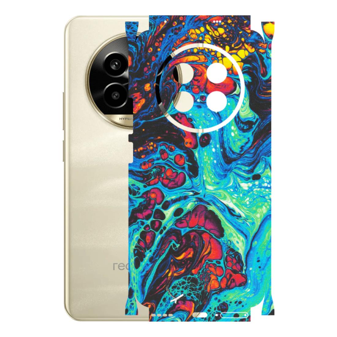 Realme Phone Skins (All Models) - Majestic Galactic Marbel - Matte Finish (M-85) Realme 14 Pro Lite