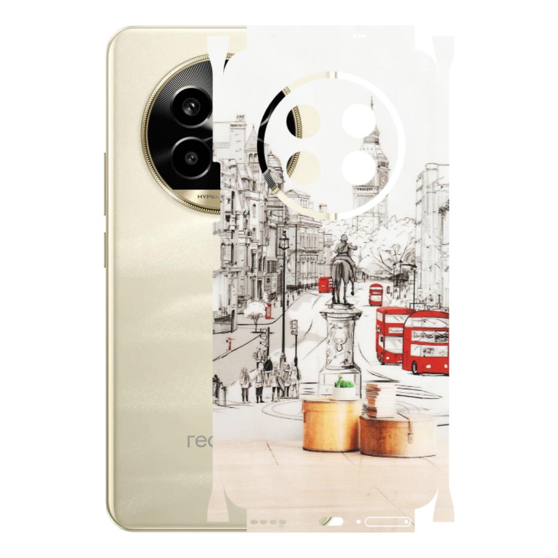 Realme Phone Skins (All Models) - London Street - Transparent Finish (T-02) Realme 14 Pro Lite