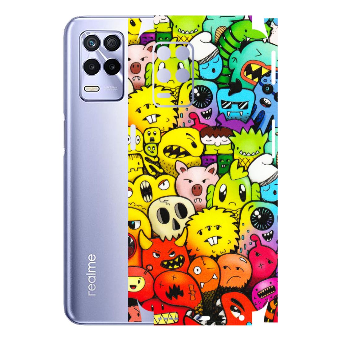 Realme Phone Skins (All Models) - Angry Funkies - 3D Embossed Finish (L-169) Realme 8S (5G)