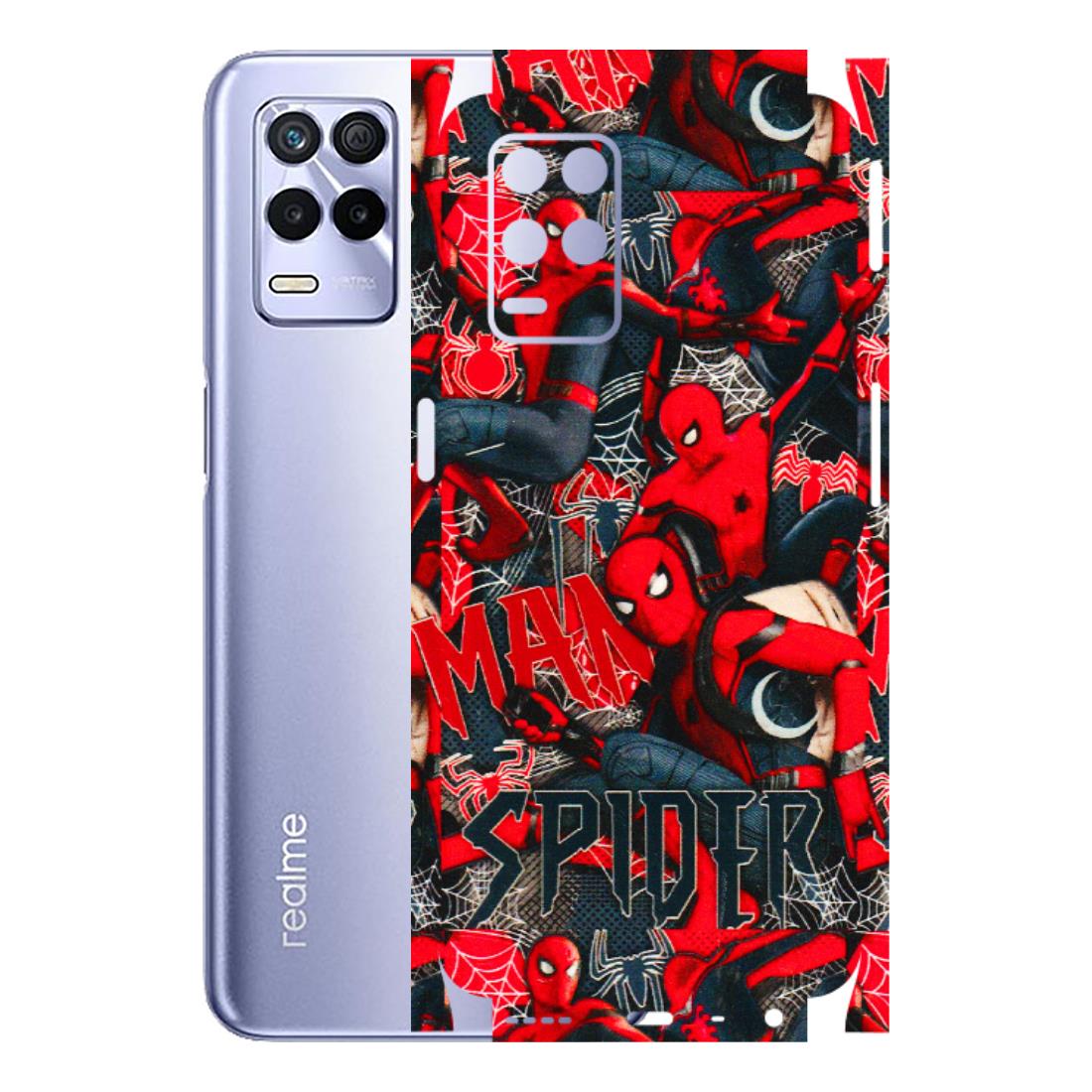 Realme Phone Skins (All Models) - SpiderMan Cool - 3D Embossed Finish (L-188) Realme 8S (5G)