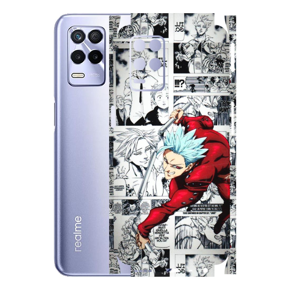 Realme Phone Skins (All Models) - Anime Comic - 3D Embossed Finish (L-192) Realme 8S (5G)