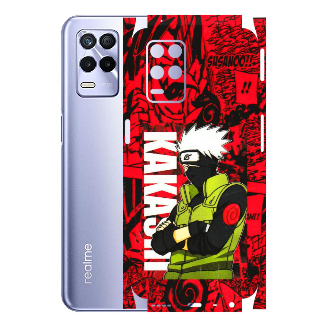 Realme Phone Skins (All Models) - Kakashi Red Anime - 3D Embossed Finish (L-251) Realme 8S (5G)