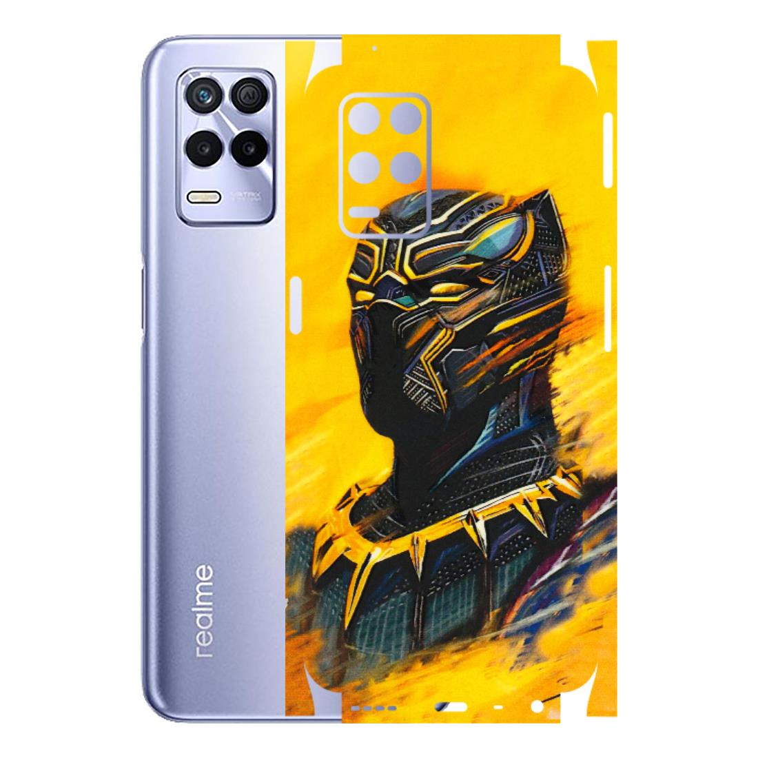 Realme Phone Skins (All Models) - Yellow Panther - 3D Embossed Finish (L-54) Realme 8S (5G)