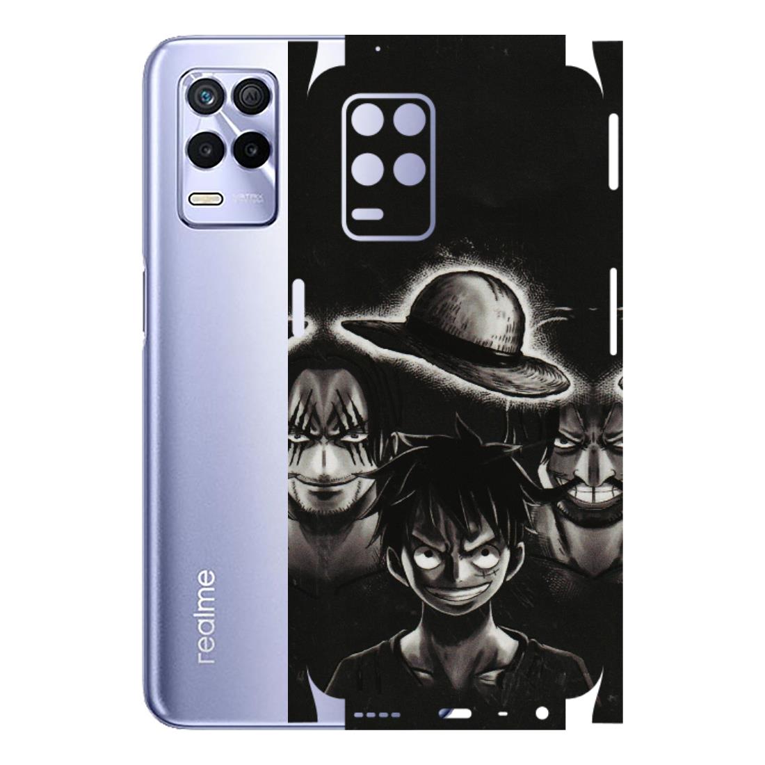 Realme Phone Skins (All Models) - Black Luffy Hat - 3D Embossed Finish (L-57) Realme 8S (5G)
