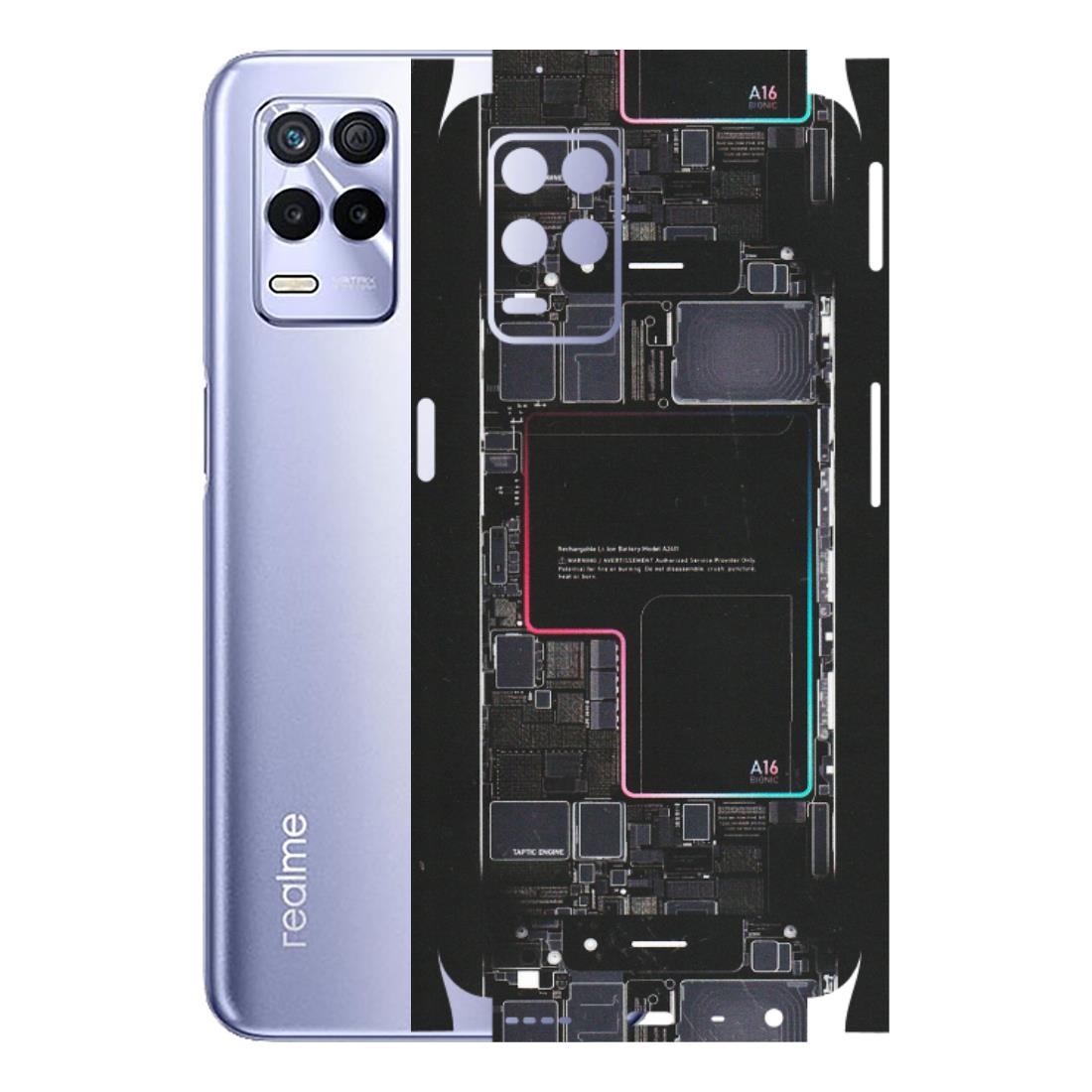 Realme Phone Skins (All Models) - Motherboard Circuit Layout - Matte Finish (M-117) Realme 8S (5G)