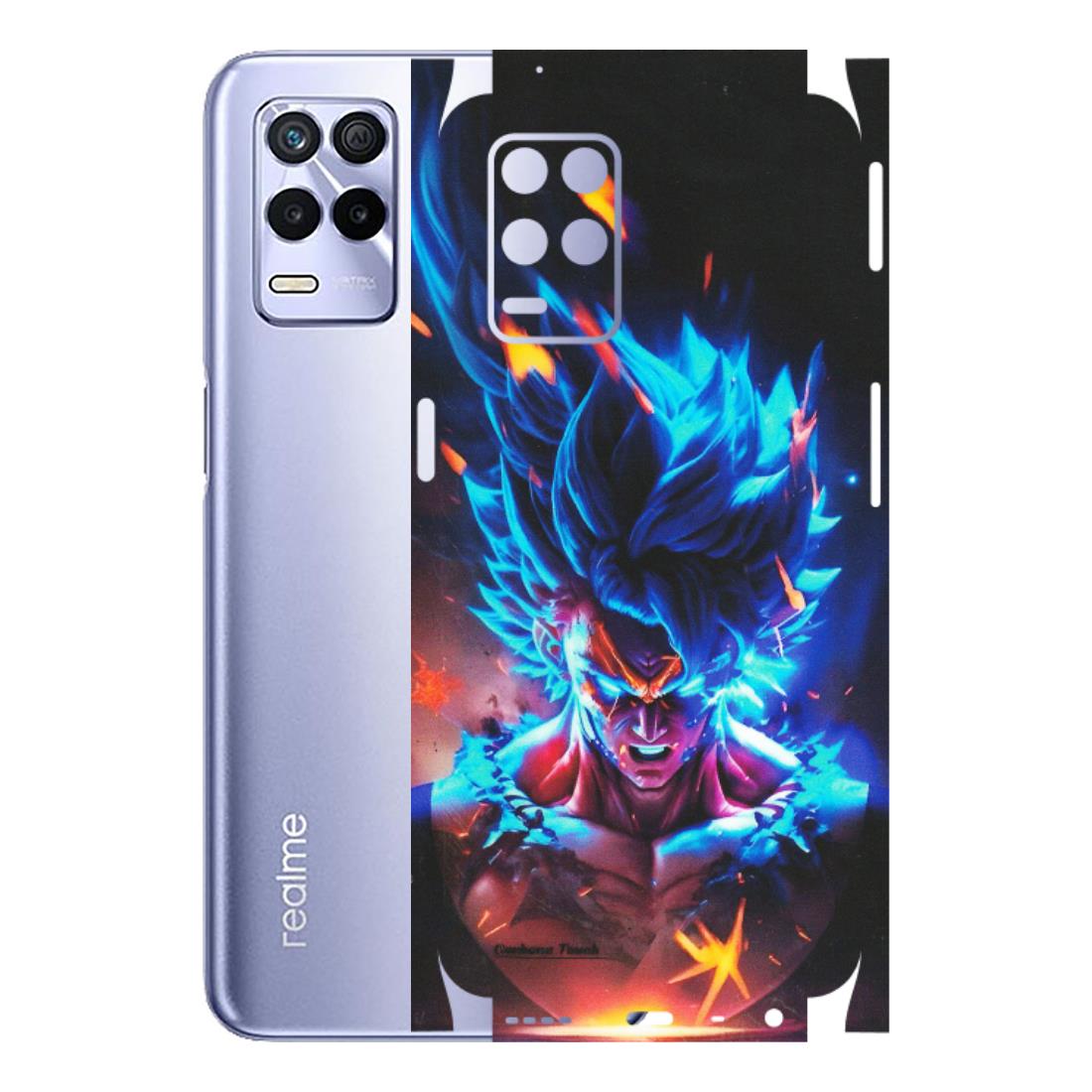 Realme Phone Skins (All Models) - Angry Goku Dragon Ball Anime - Matte Finish (M-150) Realme 8S (5G)