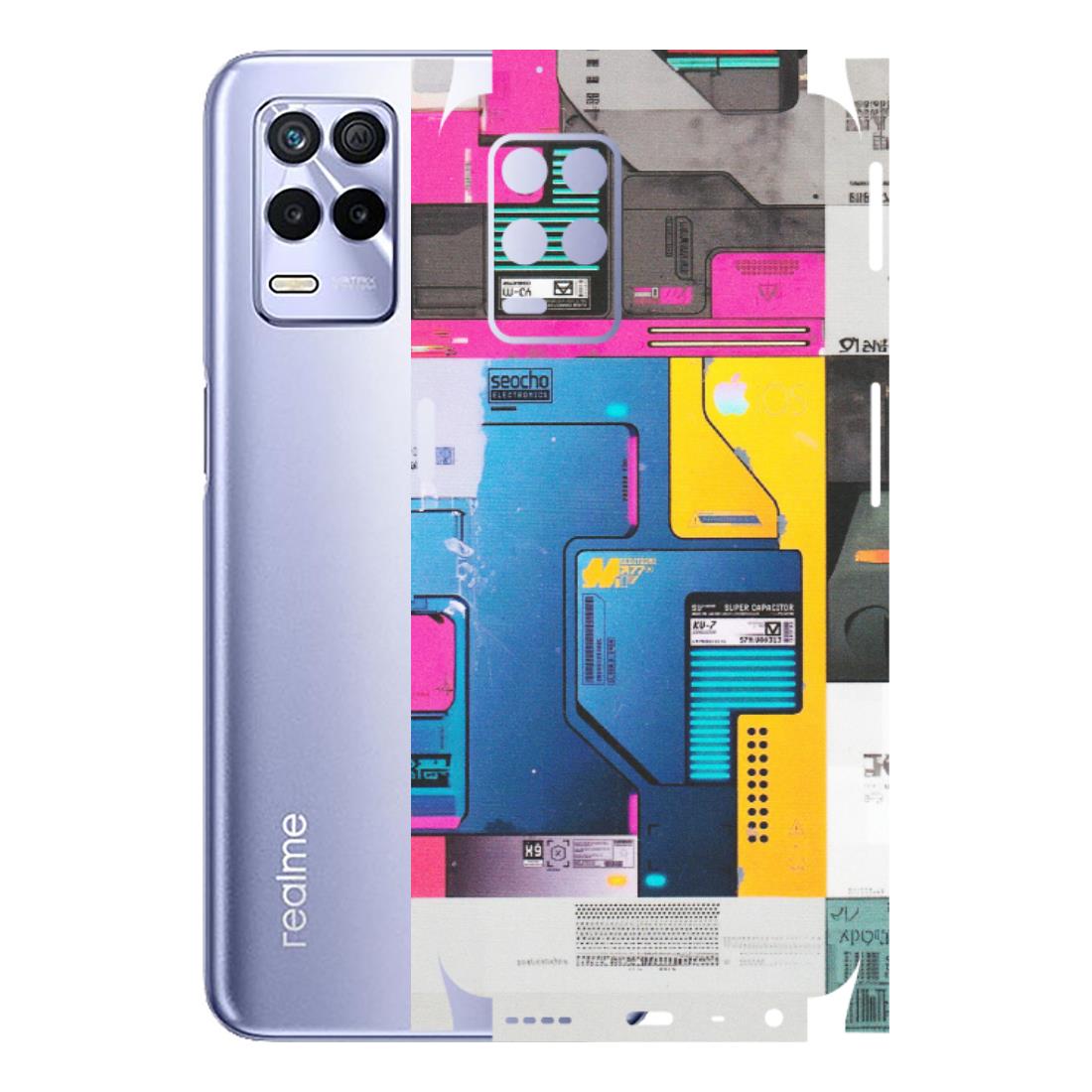 Realme Phone Skins (All Models) - Colourfull Motherboard Internals - Matte Finish (M-55) Realme 8S (5G)