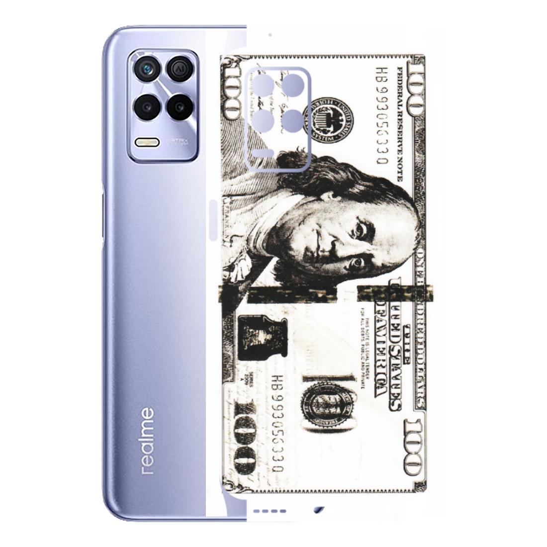 Realme Phone Skins (All Models) - 100 Dollar Currency - Transparent Finish (T-01) Realme 8S (5G)