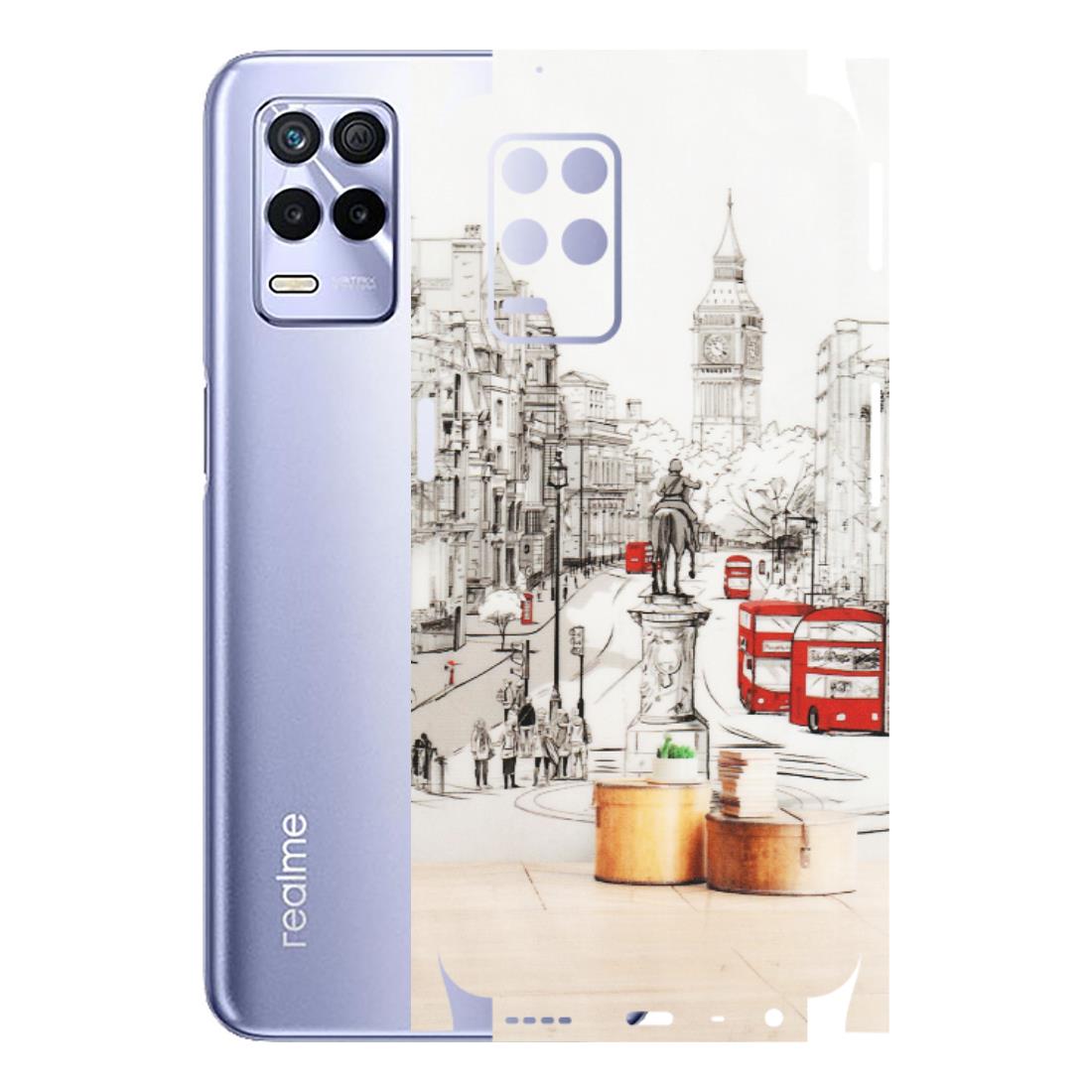 Realme Phone Skins (All Models) - London Street - Transparent Finish (T-02) Realme 8S (5G)