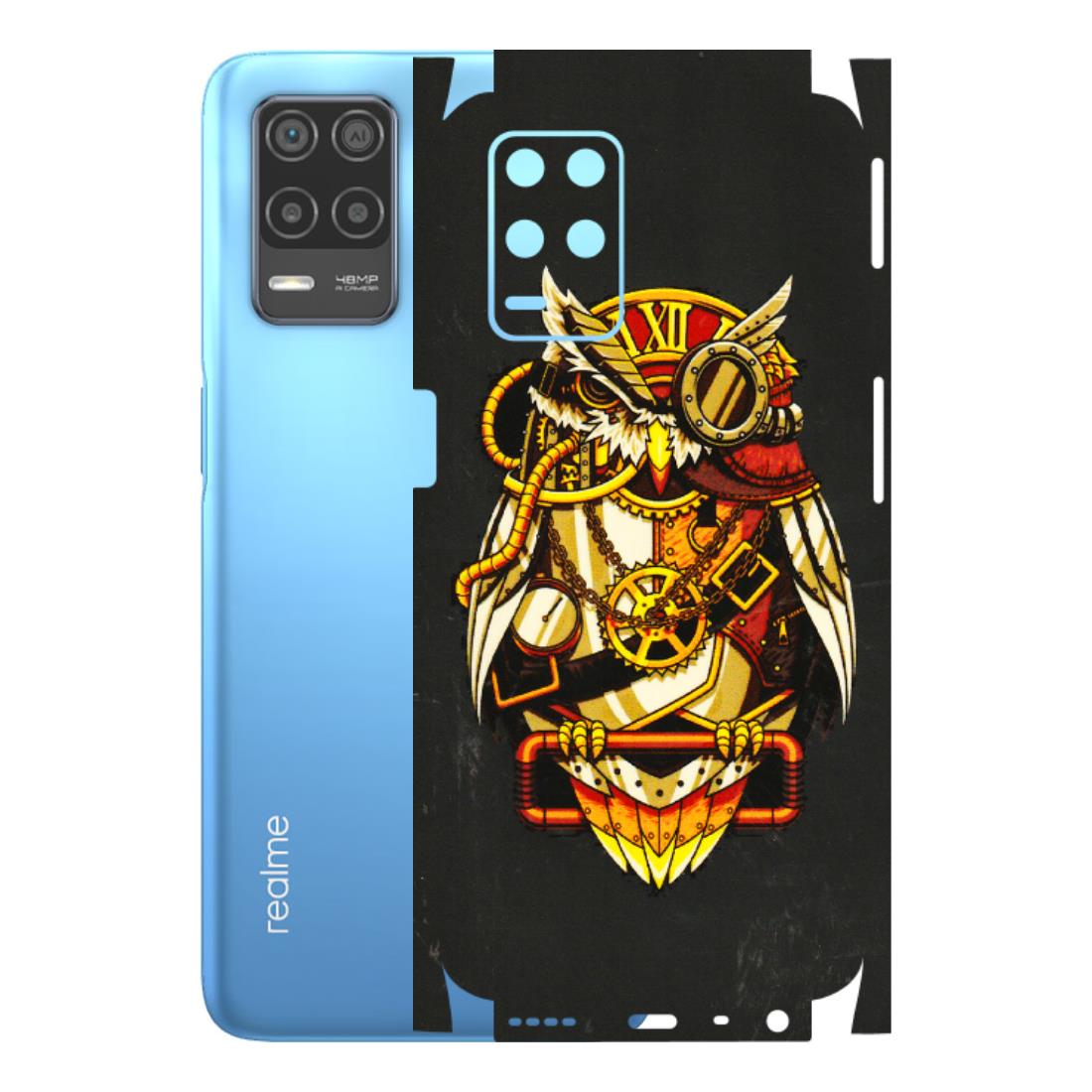 Realme Phone Skins (All Models) - Classy Smart Owl - 3D Embossed Finish (L-144) Realme 8 (4G)