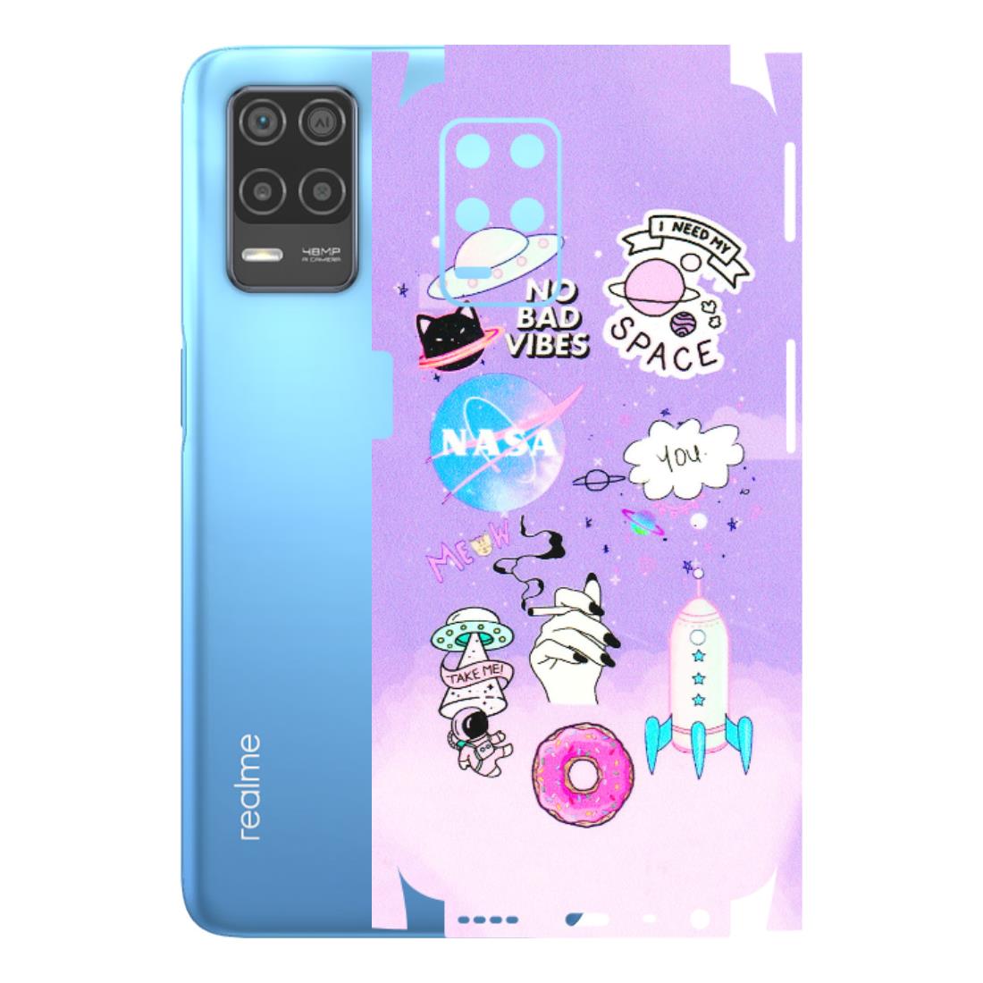 Realme Phone Skins (All Models) - I Need My Nasa Skin - 3D Embossed Finish (L-149) Realme 8 (4G)