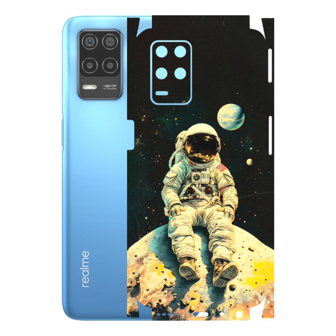 Realme Phone Skins (All Models) - Astronaut in Space - 3D Embossed Finish (L-16) Realme 8 (4G)