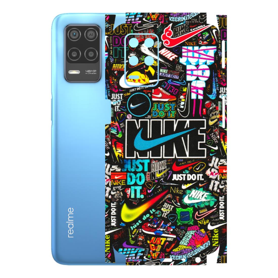 Realme Phone Skins (All Models) - Just Do It Doodles - 3D Embossed Finish (L-166) Realme 8 (4G)