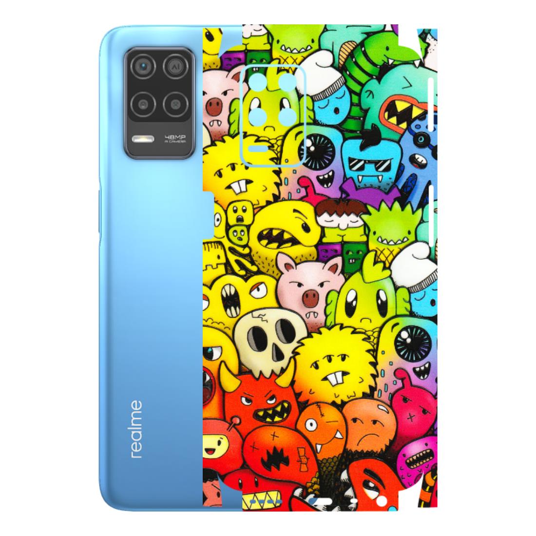 Realme Phone Skins (All Models) - Angry Funkies - 3D Embossed Finish (L-169) Realme 8 (4G)