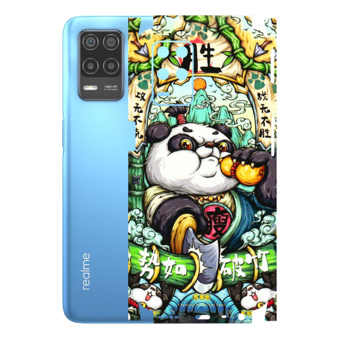 Realme Phone Skins (All Models) - Royal Rich Panda - 3D Embossed Finish (L-170) Realme 8 (4G)