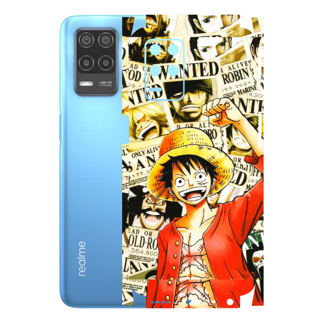 Realme Phone Skins (All Models) - Luffy Anime - 3D Embossed Finish (L-177) Realme 8 (4G)