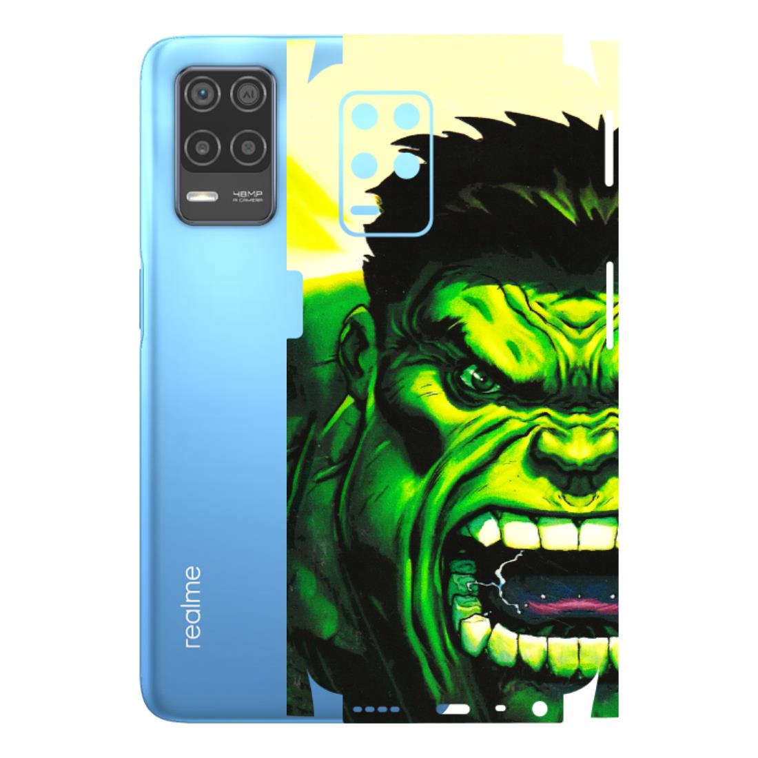 Realme Phone Skins (All Models) - Hulk - 3D Embossed Finish (L-180) Realme 8 (4G)