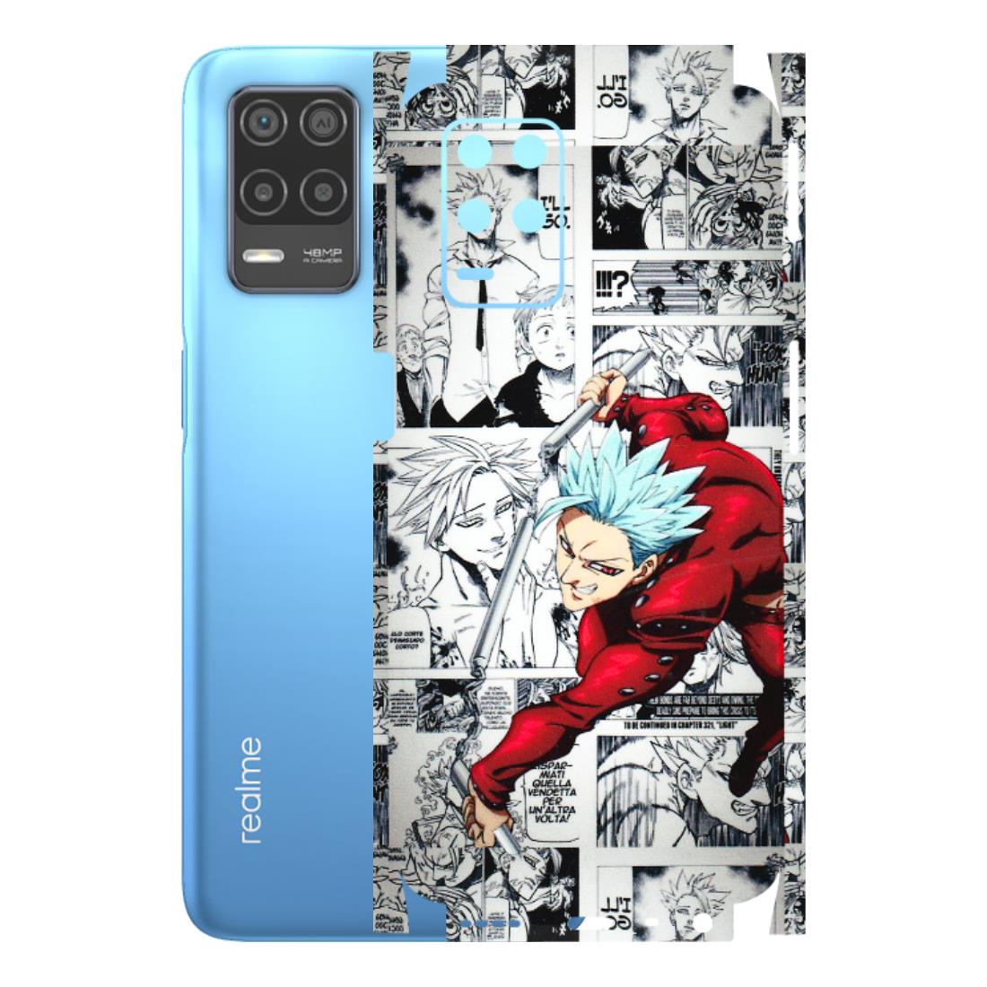 Realme Phone Skins (All Models) - Anime Comic - 3D Embossed Finish (L-192) Realme 8 (4G)