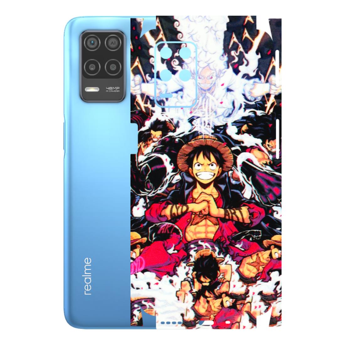 Realme Phone Skins (All Models) - Luffy Anime Character - 3D Embossed Finish (L-203) Realme 8 (4G)