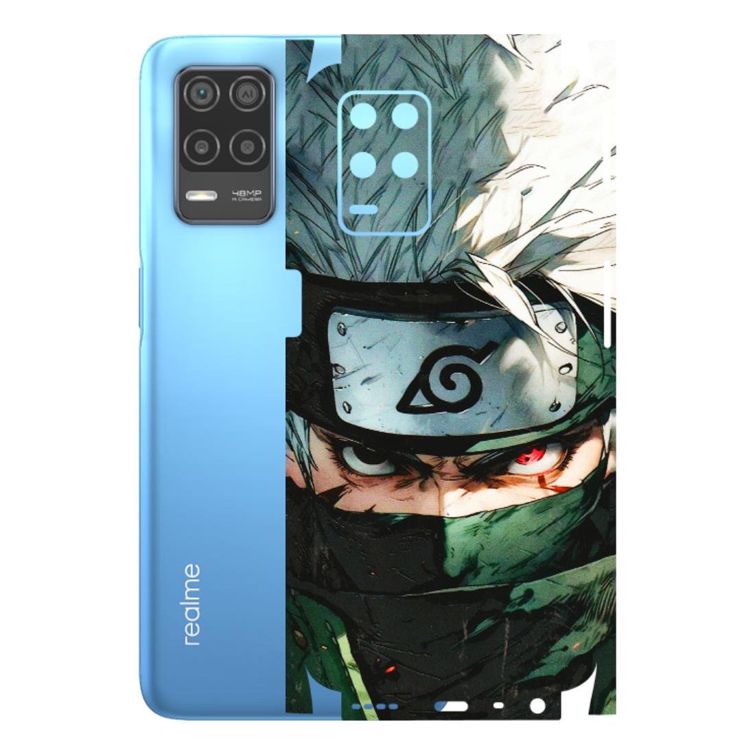 Realme Phone Skins (All Models) - Kakashi Red Eye Focus - 3D Embossed Finish (L-227) Realme 8 (4G)