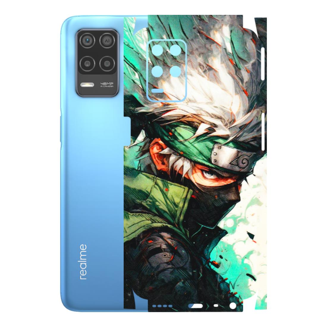 Realme Phone Skins (All Models) - Kakashi Side Profile - 3D Embossed Finish (L-249) Realme 8 (4G)