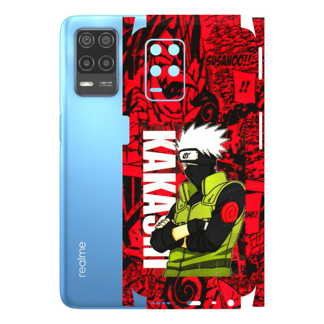 Realme Phone Skins (All Models) - Kakashi Red Anime - 3D Embossed Finish (L-251) Realme 8 (4G)