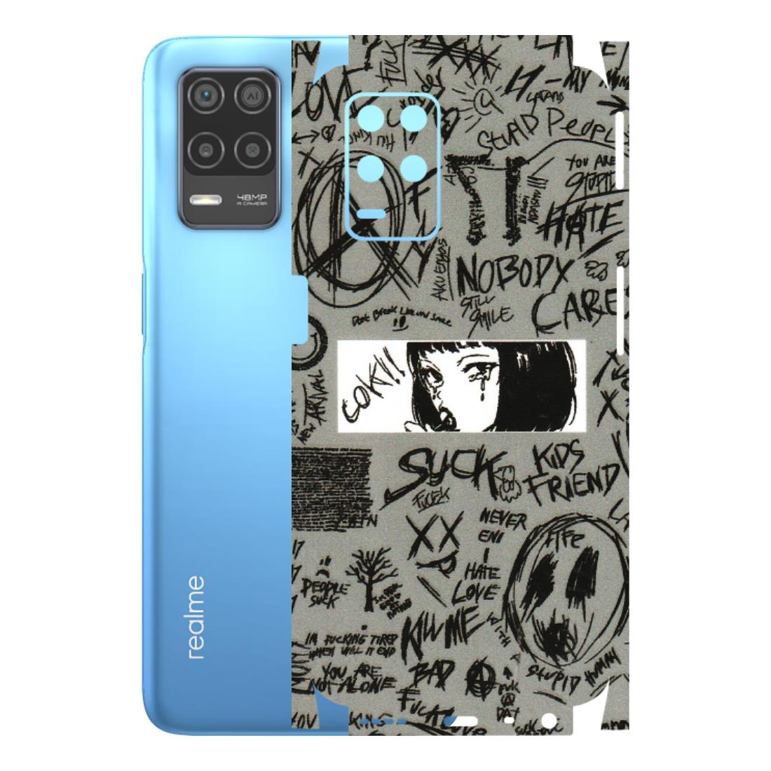 Realme Phone Skins (All Models) - Never Have Love Anime - 3D Embossed Finish (L-260) Realme 8 (4G)