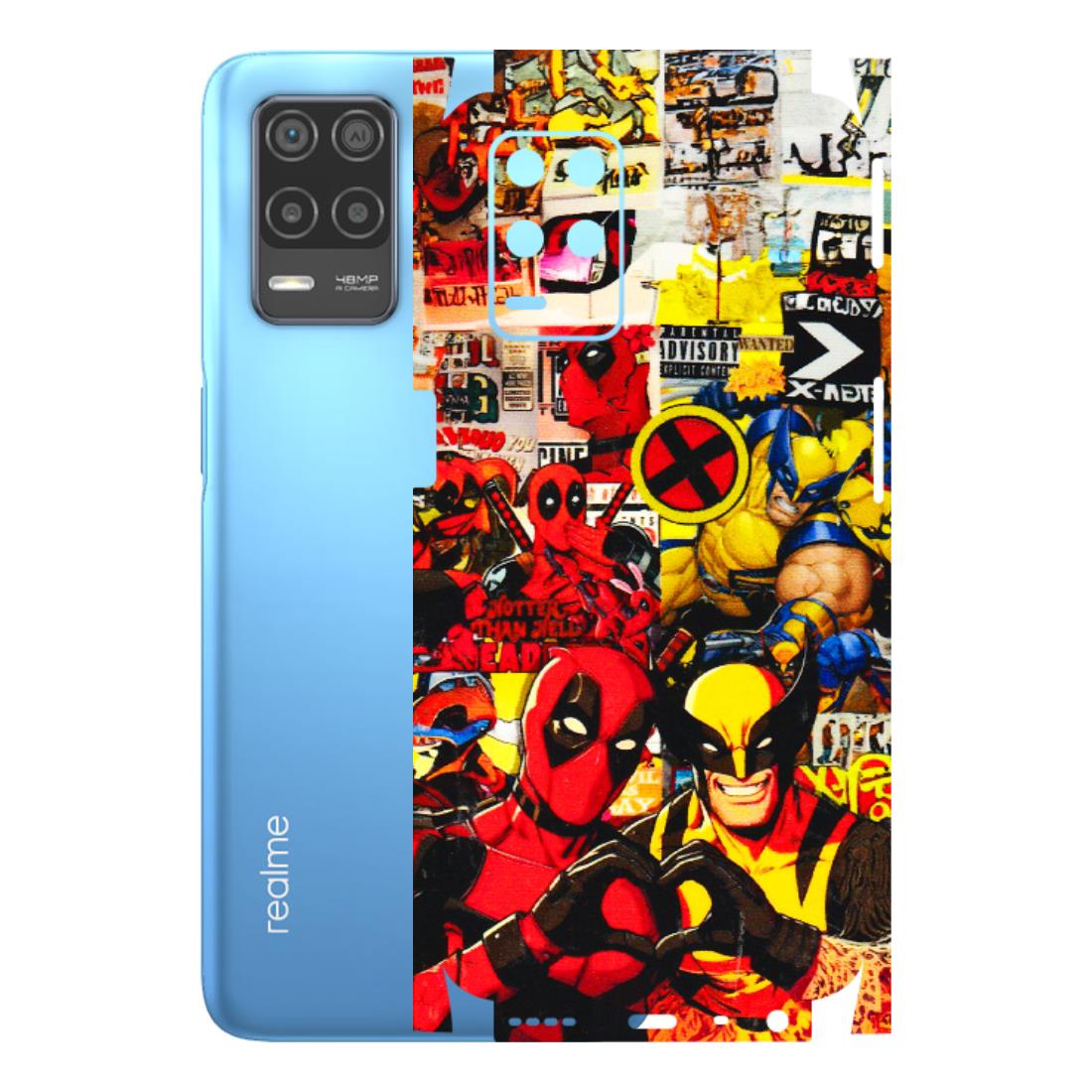Realme Phone Skins (All Models) - Spidy Wolverine - 3D Embossed Finish (L-310) Realme 8 (4G)