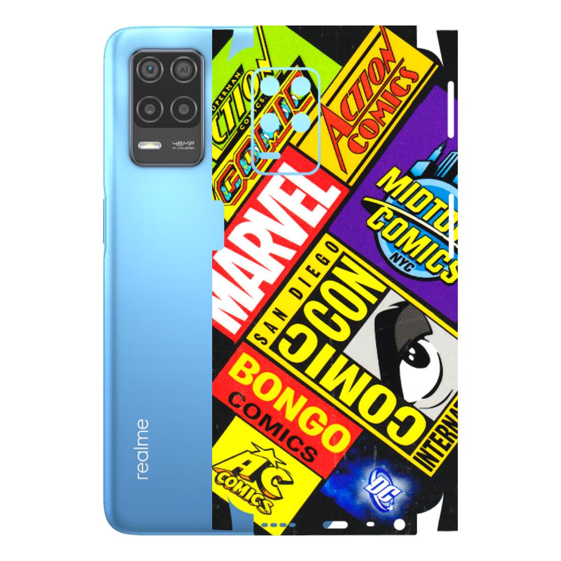 Realme Phone Skins (All Models) - Bongo Comic Con - 3D Embossed Finish (L-325) Realme 8 (4G)