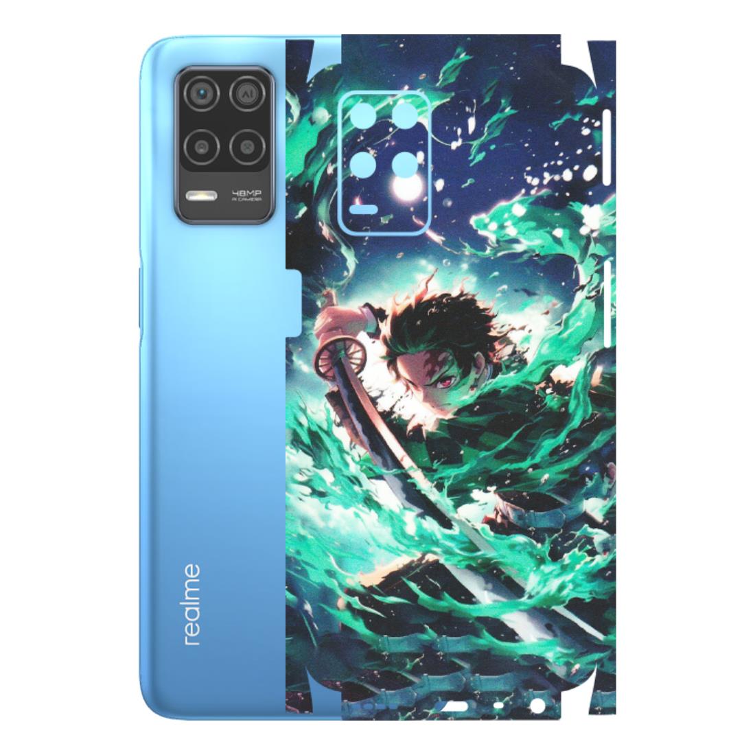 Realme Phone Skins (All Models) - Sword Fighter Anime - Matte Finish (M-29) Realme 8 (4G)