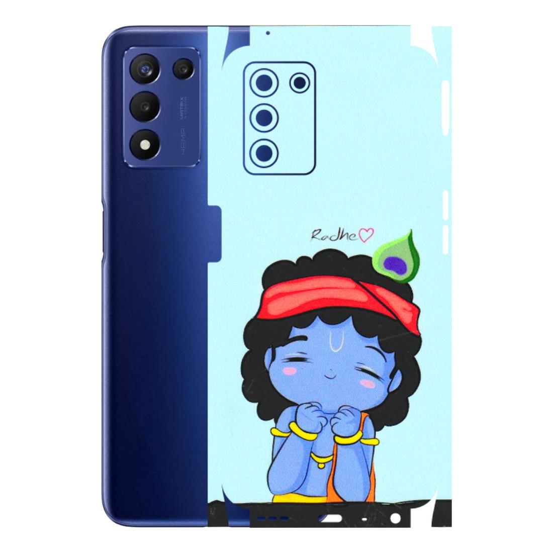 Realme Phone Skins (All Models) - Radhe Radhe Cute Toon - 3D Embossed Finish (L-05) Realme 9 5G SE