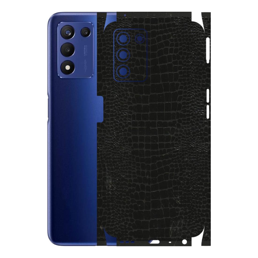 Realme Phone Skins (All Models) - Snake Leather Black - 3D Embossed Finish (L-107) Realme 9 5G SE