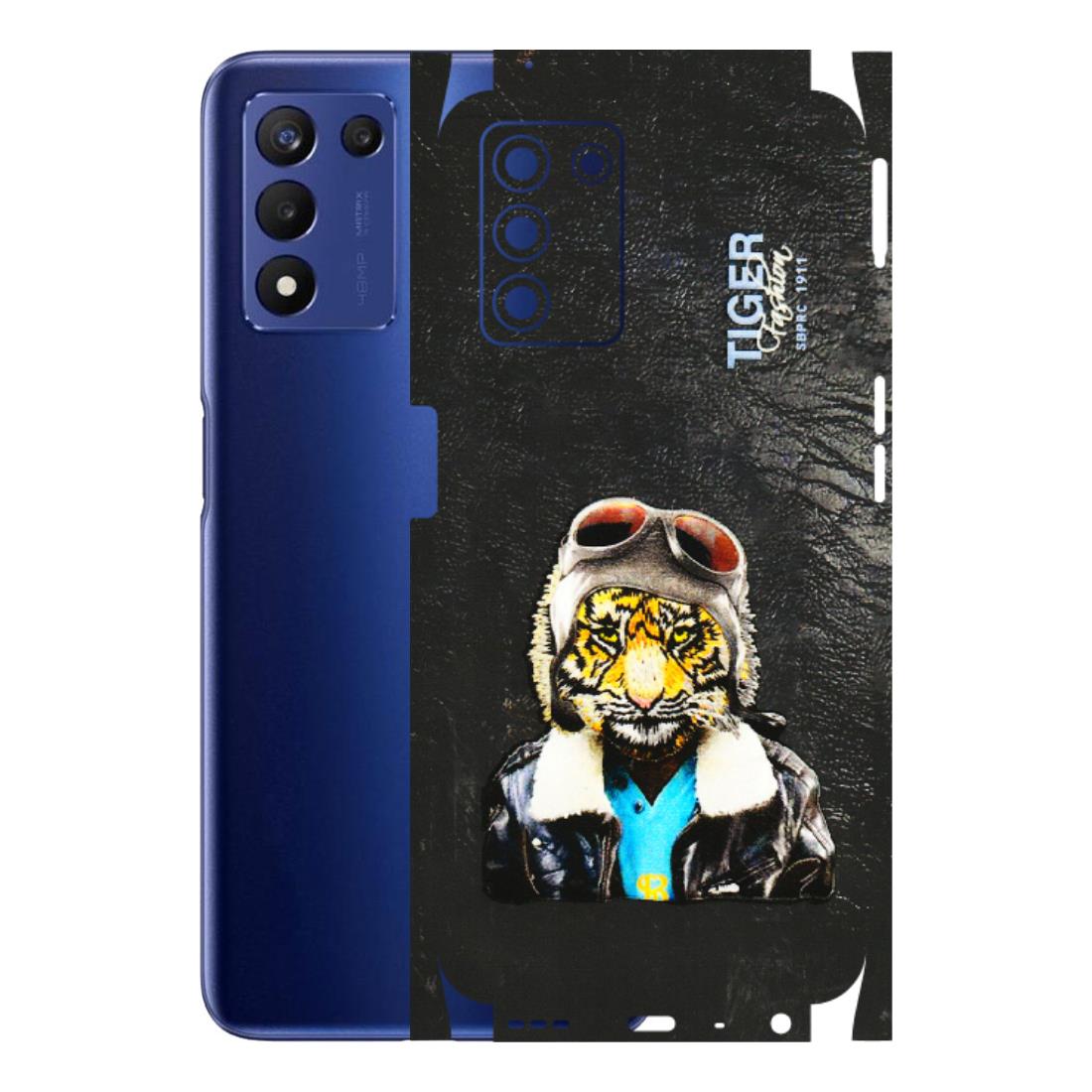 Realme Phone Skins (All Models) - Rider Tiger - 3D Embossed Finish (L-113) Realme 9 5G SE