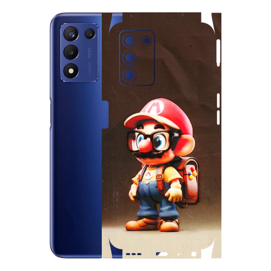 Realme Phone Skins (All Models) - Little Mario - 3D Embossed Finish (L-119) Realme 9 5G SE