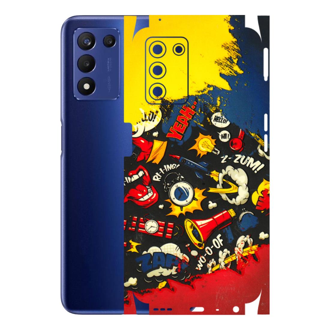 Realme Phone Skins (All Models) - Pacific Doodle Art - 3D Embossed Finish (L-120) Realme 9 5G SE