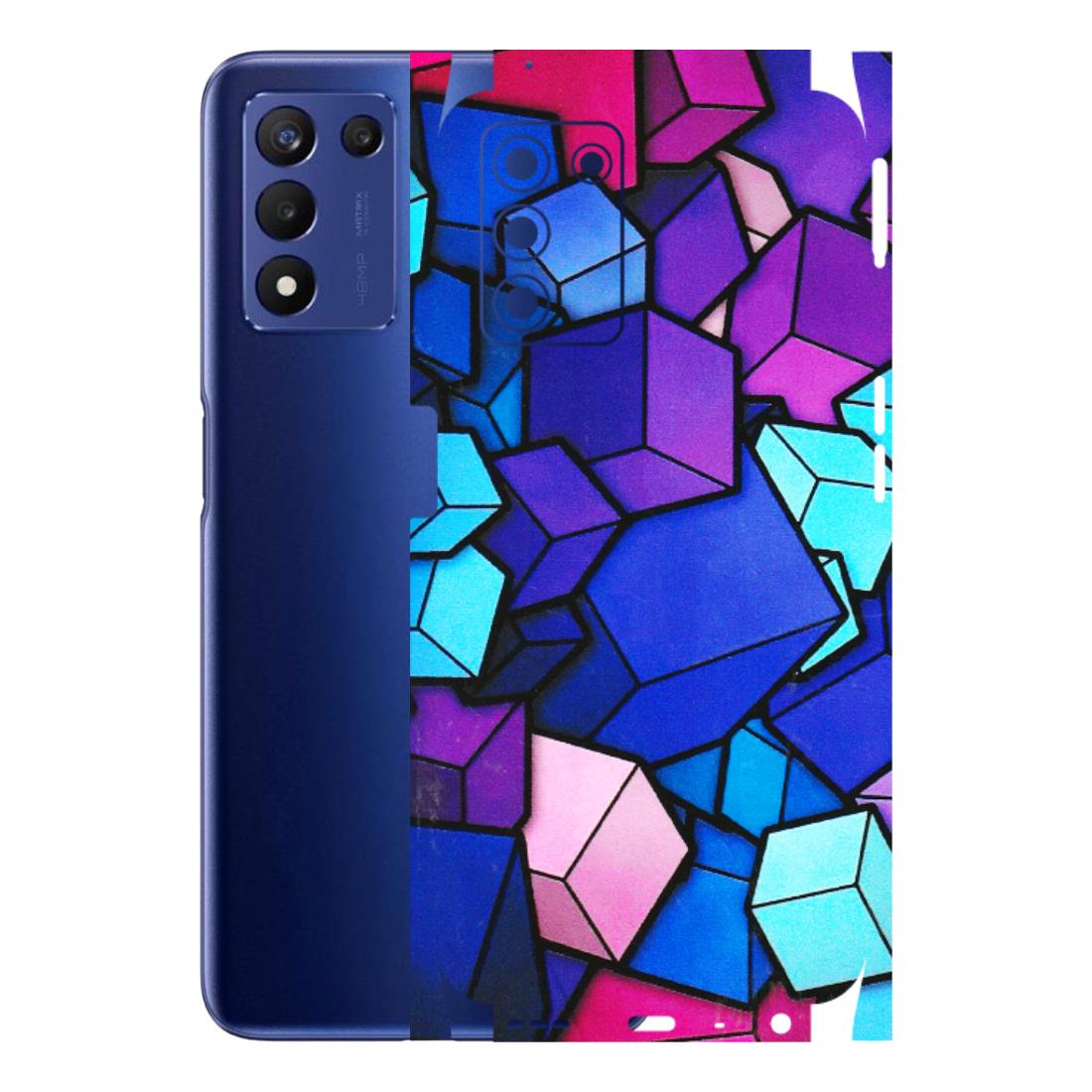 Realme Phone Skins (All Models) - Cube Doodle - 3D Embossed Finish (L-141) Realme 9 5G SE