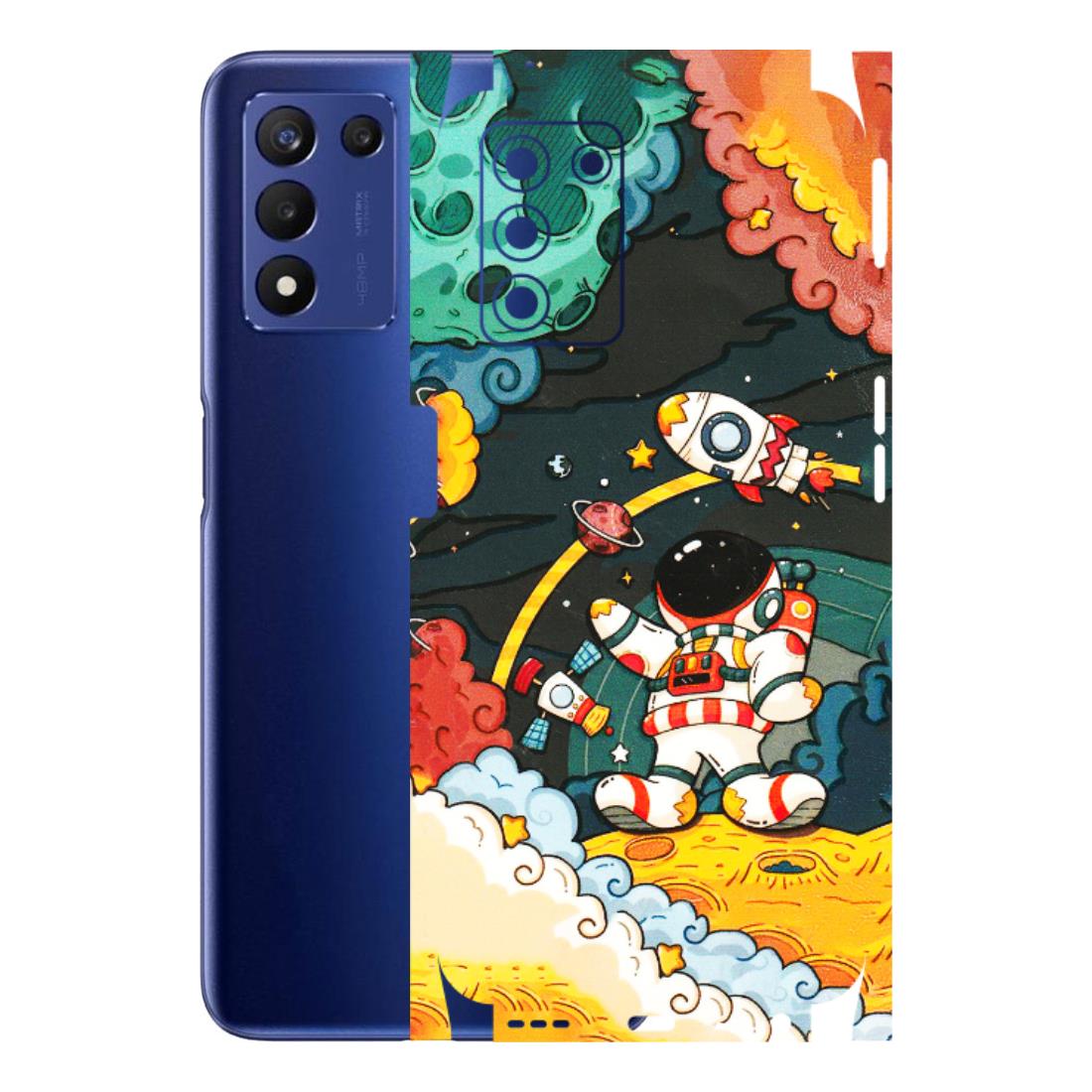 Realme Phone Skins (All Models) - Astronauts & Spaceship - 3D Embossed Finish (L-145) Realme 9 5G SE