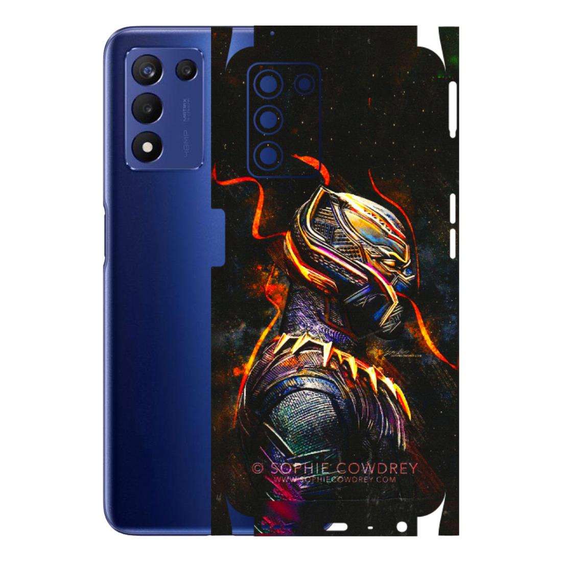 Realme Phone Skins (All Models) - Black Panther - 3D Embossed Finish (L-190) Realme 9 5G SE