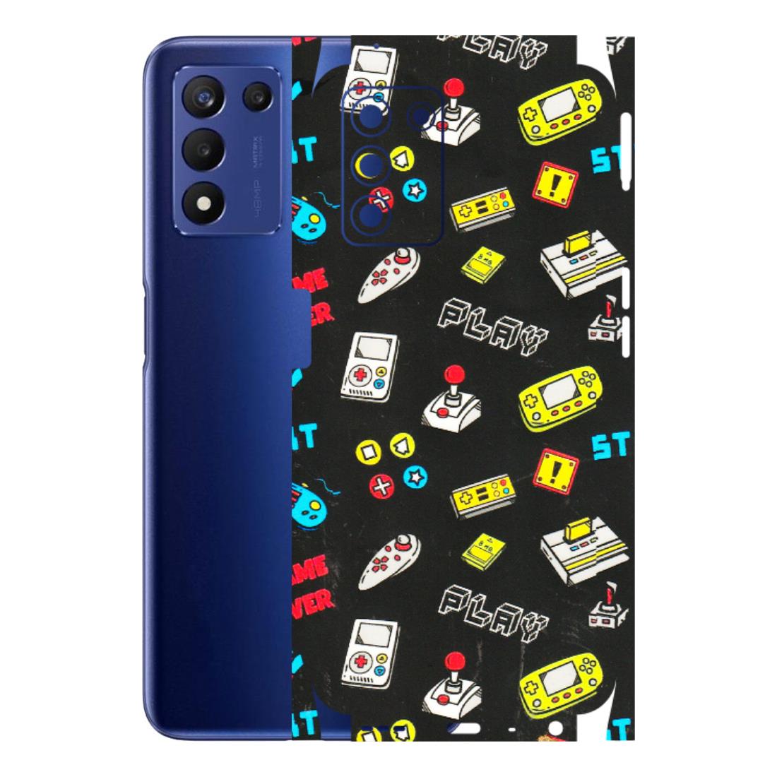 Realme Phone Skins (All Models) - Gaming Doodles - 3D Embossed Finish (L-224) Realme 9 5G SE