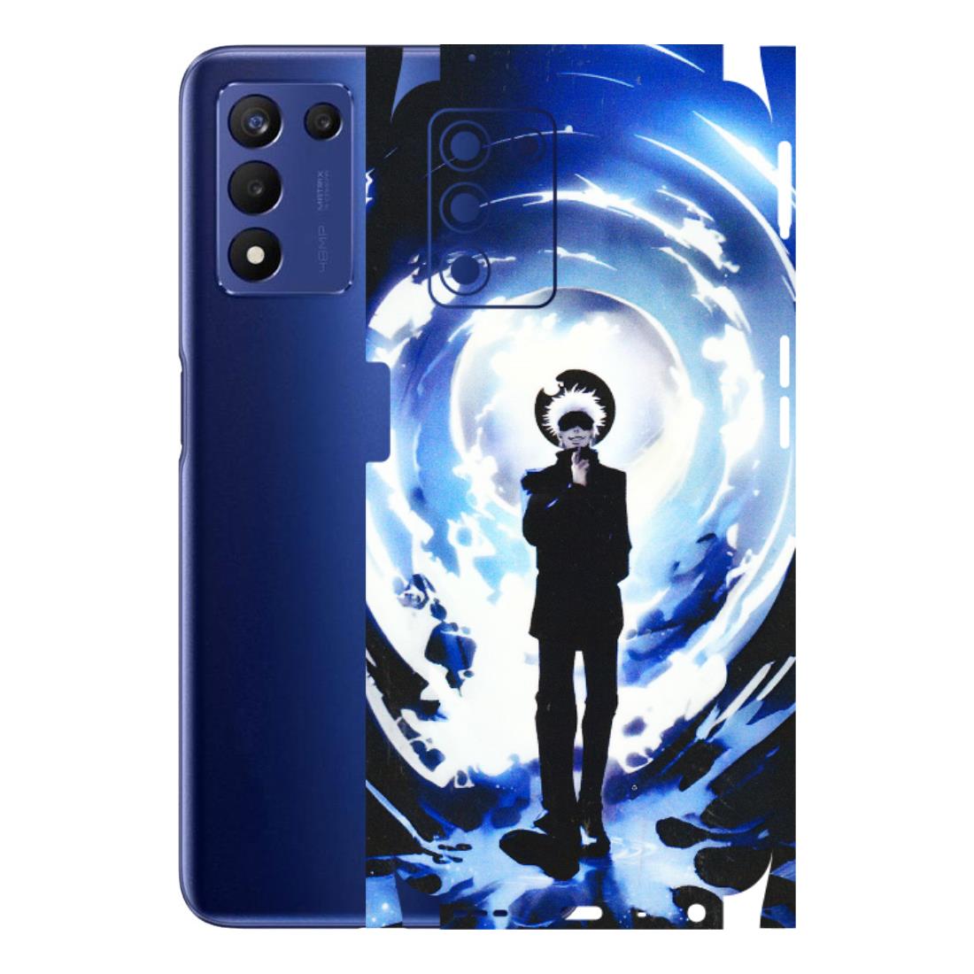 Realme Phone Skins (All Models) - Satoru Gojo Dark Blue - 3D Embossed Finish (L-235) Realme 9 5G SE