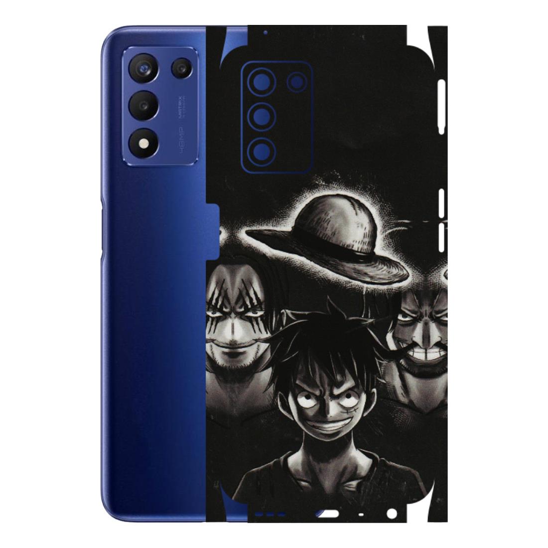 Realme Phone Skins (All Models) - Black Luffy Hat - 3D Embossed Finish (L-57) Realme 9 5G SE