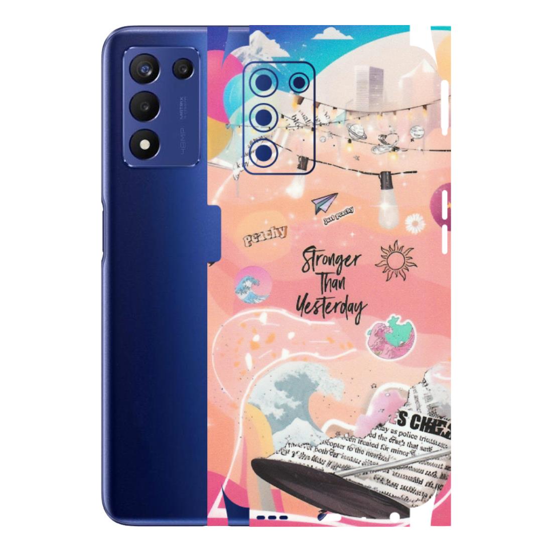 Realme Phone Skins (All Models) - Stronger Then Yesterday - Matte Finish (M-128) Realme 9 5G SE
