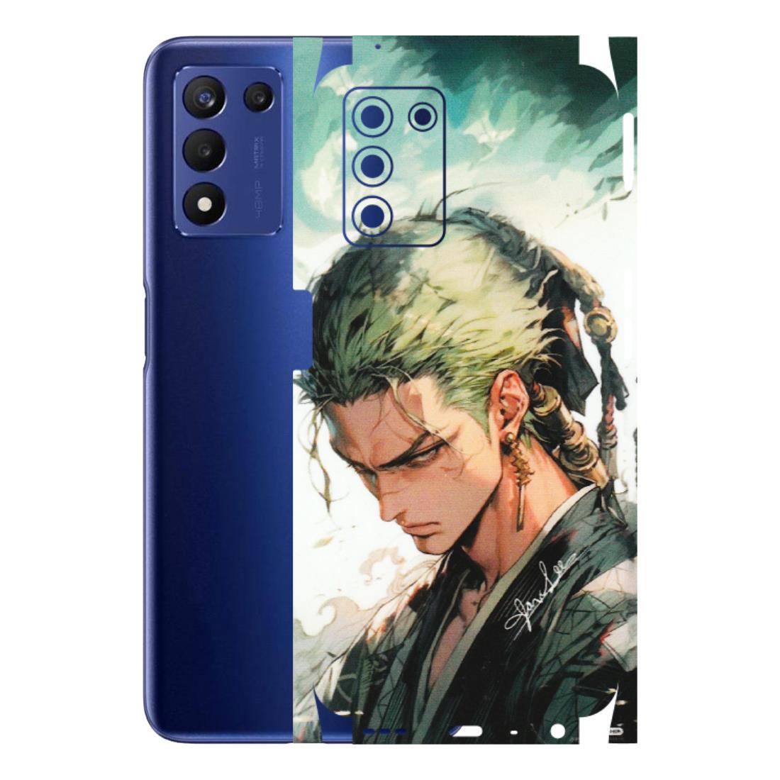 Realme Phone Skins (All Models) - New Roronoa Zoro One Picece Anime - Matte Finish (M-140) Realme 9 5G SE