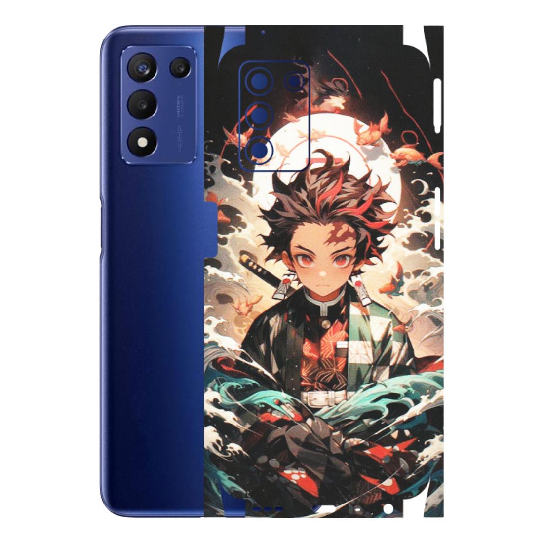 Realme Phone Skins (All Models) - Tanjiro Demon Slayer Anime - Matte Finish (M-158) Realme 9 5G SE