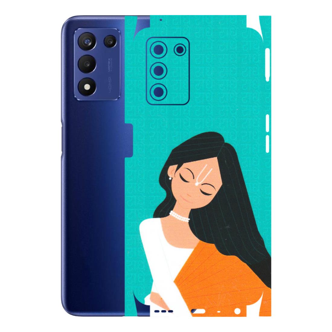 Realme Phone Skins (All Models) - Radhe Radhe With Hindu Symbol - Matte Finish (M-164) Realme 9 5G SE