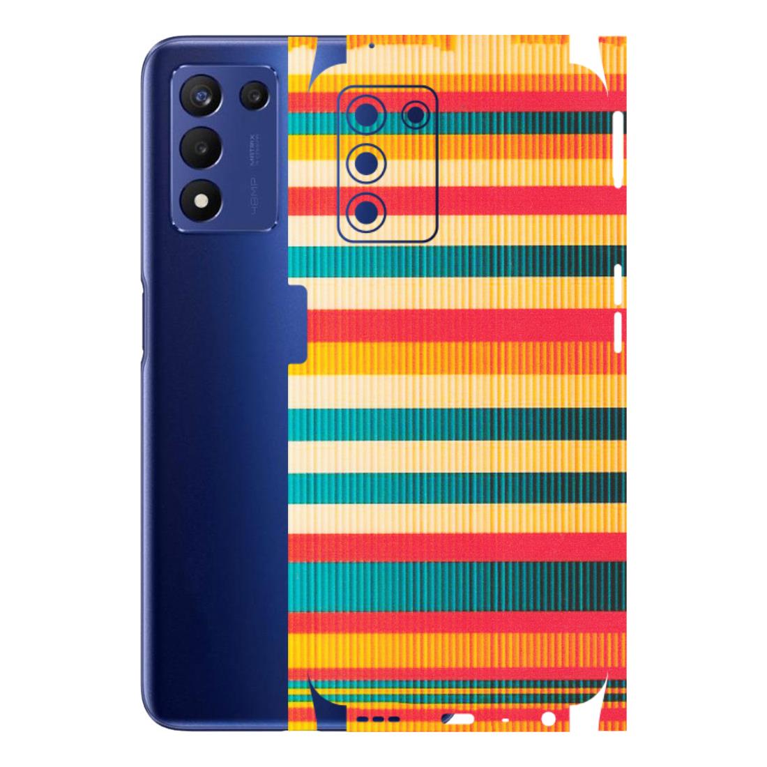 Realme Phone Skins (All Models) - Colourful Stripes Soothing Effect - Matte Finish (M-86) Realme 9 5G SE