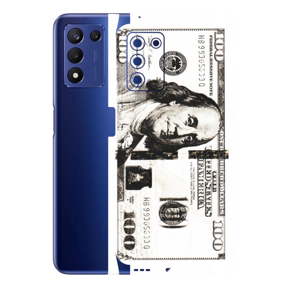 Realme Phone Skins (All Models) - 100 Dollar Currency - Transparent Finish (T-01) Realme 9 5G SE
