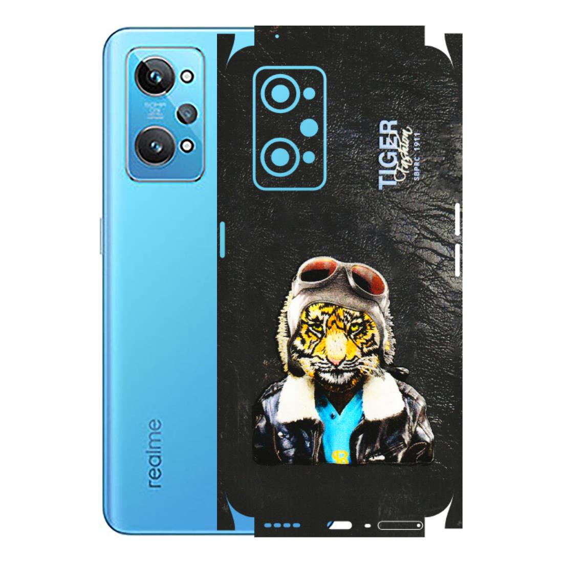 Realme Phone Skins (All Models) - Rider Tiger - 3D Embossed Finish (L-113) Realme GT 2