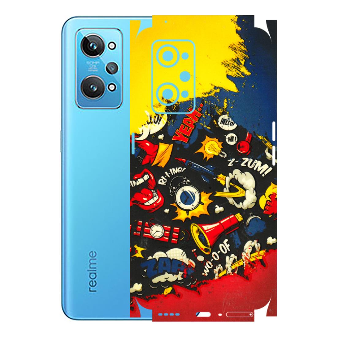 Realme Phone Skins (All Models) - Pacific Doodle Art - 3D Embossed Finish (L-120) Realme GT 2