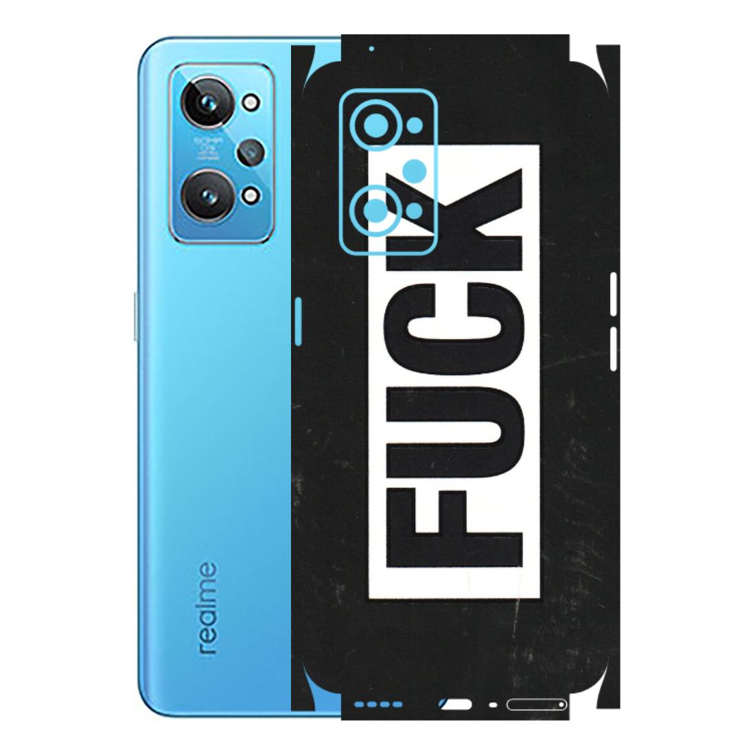 Realme Phone Skins (All Models) - The F Word - 3D Embossed Finish (L-255) Realme GT 2